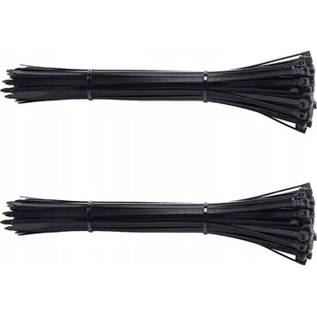 Stahovací páska STAHOVACÍ PÁSKY ČERNÉ 200x2,5mm 200 ks