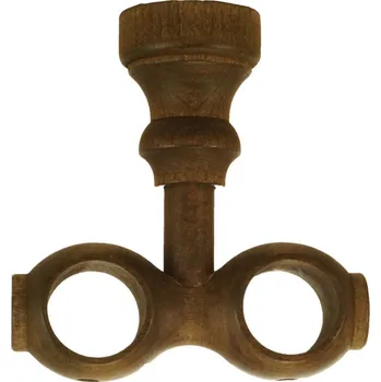 Příslušenství pro garnýž Dřevěný stropní držák pro Garnýž o průměru 28 mm