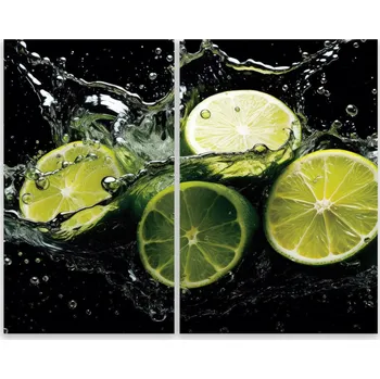 Kuchyňské prkénko Skleněná Ochranná Deska a Krájecí Prkénko | Indukce, Sporák ds-0295