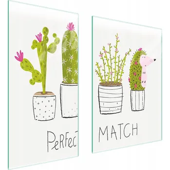 Kuchyňské prkénko Krájecí deska TMK ArtDeko sklo 2 ks