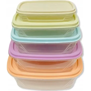 Dóza na potraviny Nádoby na potraviny 5 kusů 23 x 23 x 10 cm
