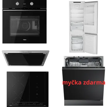 Vestavná trouba Set Teka HLB 8415 BX + IZS 66800 MST BK + GFL 57651 EOS BK + RBF 73351 FI WH + DFI 76951