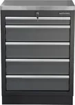 Matabro SET-CA01061, Dílenská skříňka s nerezovou pracovní deskou | 5 šuplíků | 680x465x950 mm