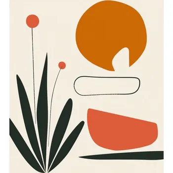 Plakát Plakát Abstraktní Zen bez rámu 21 x 29,7 cm