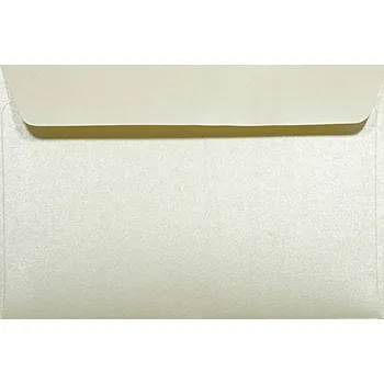 Obálka Perleťové obálky K3 105x155mm Majestic ecru 5 ks