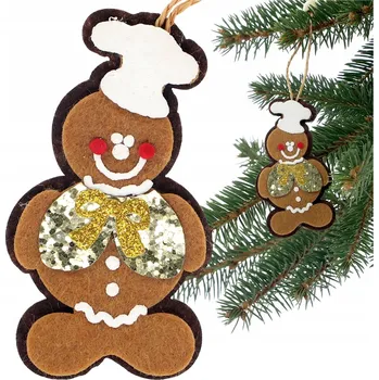 Vánoční dekorace Vánoční Vánoční Baňky na stromeček Perníkové 8cm vánoční Vánoční Koule závěsná ozdoba na stromeček