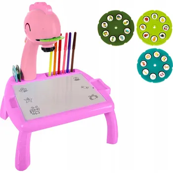 Projektor PROJEKTOR PRO KRESLENÍ PROJEKTOR UČENÍ DIAPOZITIVY POPISOVAČE STŮL NOHY PRO DĚTI