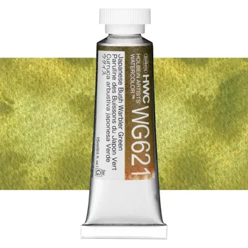 Vodová barva Akvarelová barva Holbein Granulating 15 ml - Japanese Bush Warble Green