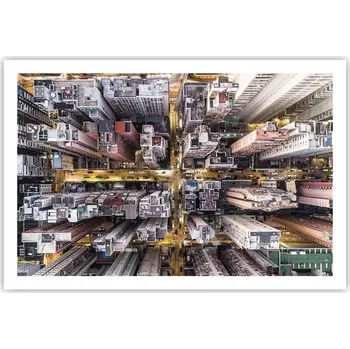 Obraz Obraz plakát do obýváku, ložnice 91x61 město foto na zeď bez rámu