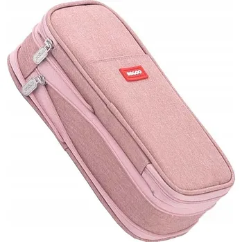 Penál Školní Penál Pouzdro Jednokomorové Rozšiřitelné Organizér Růžový