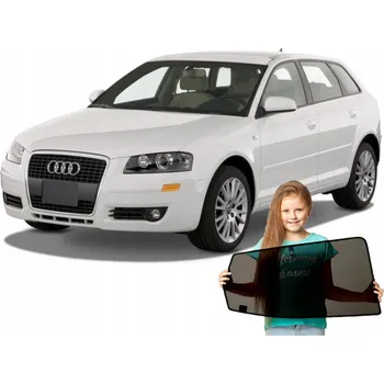 autokoberec Sluneční clony / Zástěny do auta Audi A3 8PA Sportback 03-13 (Dedykowane / Na míru)