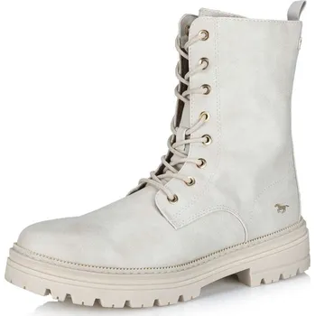 Dámské kozačky Mustang Dámská kotníková obuv MUSTANG 1398507-203 béžová W4 45