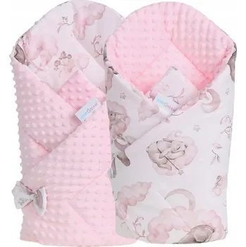 Zavinovačka Zavinovačka Babymam růžový minky oboustranný 80x80 cm