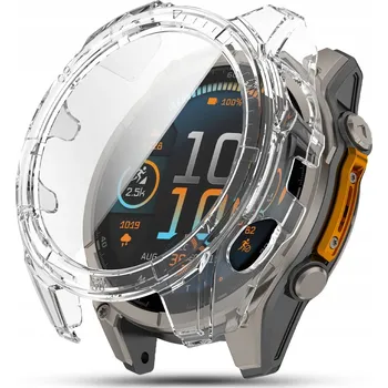 Pouzdro na mobilní telefon OCHRANNÉ POUZDRO 2 v 1 Z TVRZENÉ SKLO POUZDRO Garmin Fenix 8 - 47mm OCHRANNÉ POUZDRO