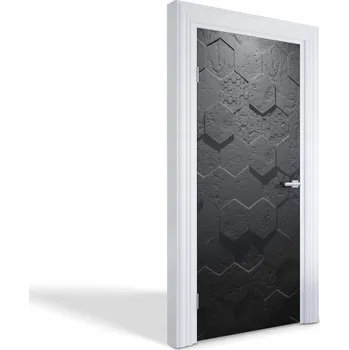 Fototapeta Fototapeta na dveře dýha samolepka samolepící Černé linie 95x205 cm