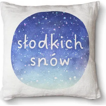 Obraz Pohodlný dekorativní foto polštář s prémiovým s potiskem 40x40 - Sladké sny