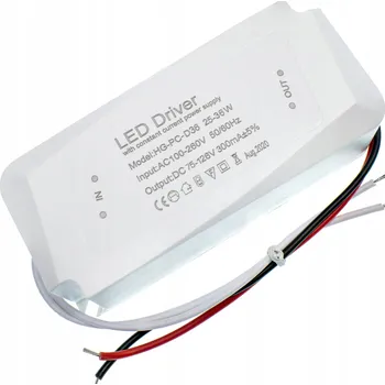 Napájecí zdroj pro osvětlení Napájecí zdroj pro LED LeaderLED driver stałoprądowy 25 - 36 x1W 300mA 75-126V