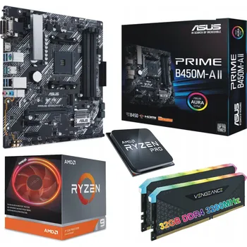 Procesor Sada Procesor AMD Ryzen 9 + Základní deska AM4 + 32GB DDR4