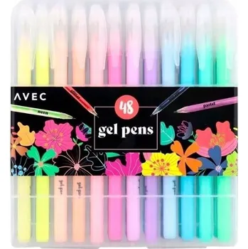 Avec vícebarevným Gelová propiska