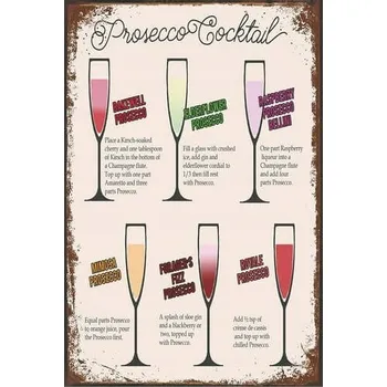 Obraz Cedule Prosseco Cocktail