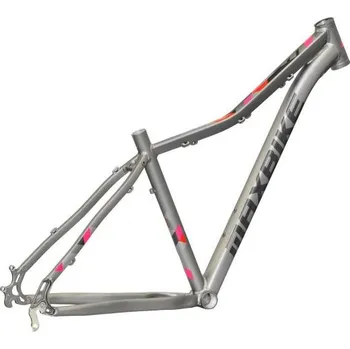 rám kola Maxbike rám M507-D 2022 (šedá matná/červená)