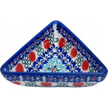 Keramická miska trojúhelník, keramika Bolesławiec
