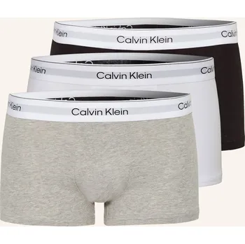 Pánské spodní prádlo Calvin Klein Pánské Boxerky Icon Cotton Stretch Low Rise, 3...