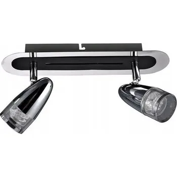 Nástěnné svítidlo Nástěnné svítidlo Italux stříbrné, integrovaný LED zdroj 8,6 W