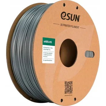 ESun ABS+HS Filament stříbrný 1.75mm 1kg papírová cívka