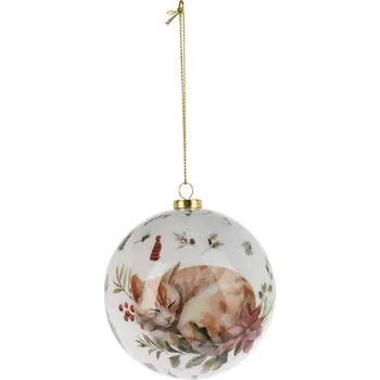 Vánoční dekorace Zdobená Vánoční Koule vánoční koule 8 cm, 1 ks