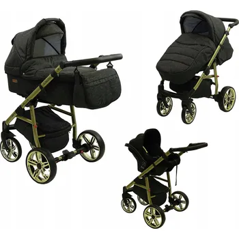 Kočárek MULTIFUNKČNÍ KOČÁREK 3V1 CALEO AUTOSEDAČKA GOLD