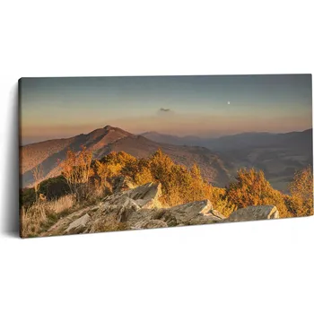 Obraz Obraz na plátně na zeď Moderní do kanceláře Hory Bieszczady 100x50 cm