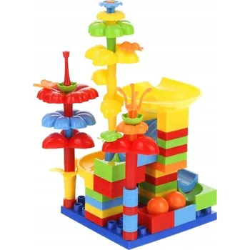 ostatní stavebnice STAVEBNICE KONSTRUKCYJNE kuličková dráha KVĚTINY ZAHRADA 94 dílů