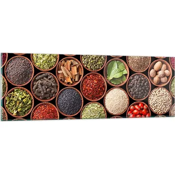 Obraz Obraz na skle do obýváku ložnice 90x30 gastronomie obrazy na zeď sklo