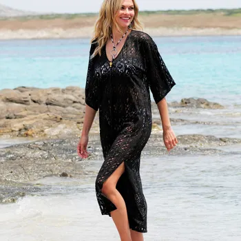 Dámské plavky Šaty ANTIGEL (ESB66E8-02), Velikost XL, Barva černá