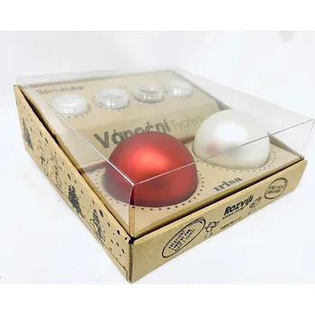 Vánoční ozdoba Irisa Kreativní sada vánoční tvoření, KS29 7 cm bílá 7