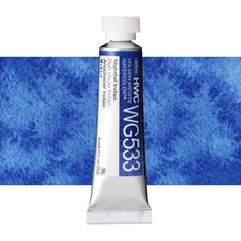 Vodová barva Akvarelová barva Holbein Granulating 5 ml - Nightfall Indigo