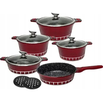 Sada nádobí Sada hrnců Edel HOFF z hliníku 11 ks.