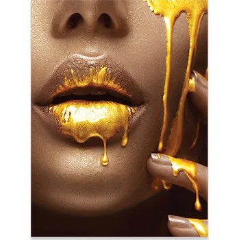 Obraz Plakát na zeď Ženská tvář Rty Do ložnice Obývacího pokoje Bez rámu 40x30