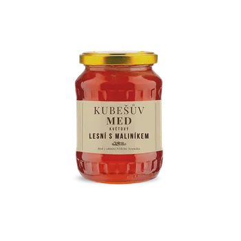 Kubešův med lesní s maliníkem 480g