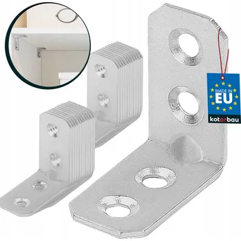 Úhloměr Úhelník spojovací tesařský 30x30x16 nábytkový 25 KS