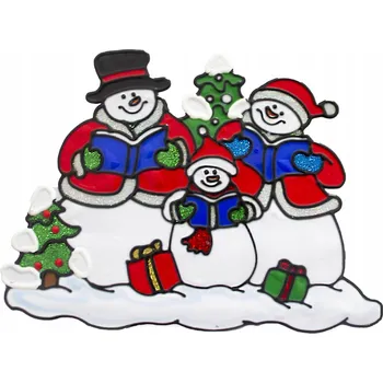 Vánoční dekorace VÁNOČNÍ NÁLEPKA NA OKNO BOŽÍ HOD 21X29