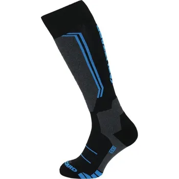 Pánské ponožky Lyžařské ponožky Blizzard Allround wool junior blue black/anthracite/blue 24-26