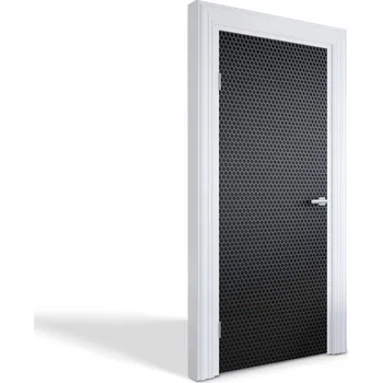 Fototapeta Ozdobná dekorativní fólie na dveře, nábytek, skříň - Černé krystaly 85x205 cm