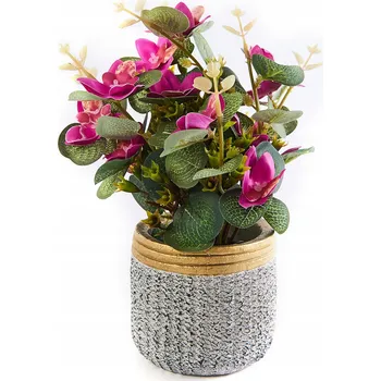 umělá květina Listnatá Rostlina v Květináči – Různé Druhy