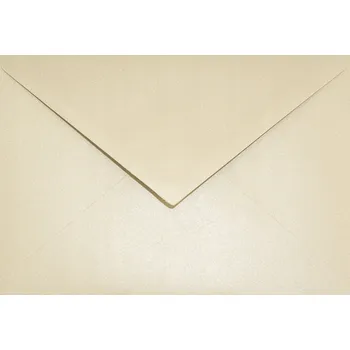 Obálka Perleťové obálky C6 Aster Metallic béžové 5 ks