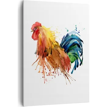 Obraz Obraz na plátně do obýváku, ložnice 50x70 kohout obrazy na zeď canvas