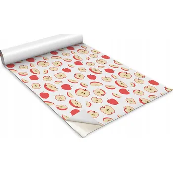 Fototapeta Samolepicí fólie, polep na komodu - Kreslené jablka, 100 x 50 cm