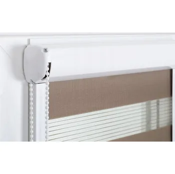 Hladká roleta Den a Noc v PVC kazetě na balkonové dveře 0 x 0 vícebarevná