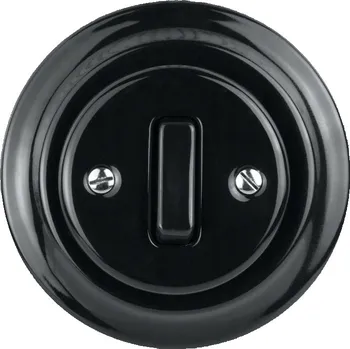 vypínač Schodišťový spínač Classic DPM černý VIN6102